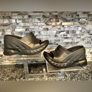 Givenchy Marshmallow Wedge Slides